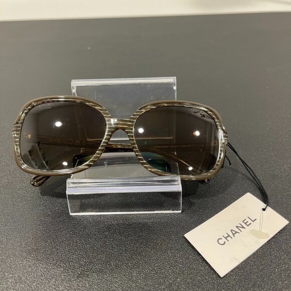 NWT Chanel 5319 Sunglasses Brown Color 1514 (109229) - Picture 1 of 6